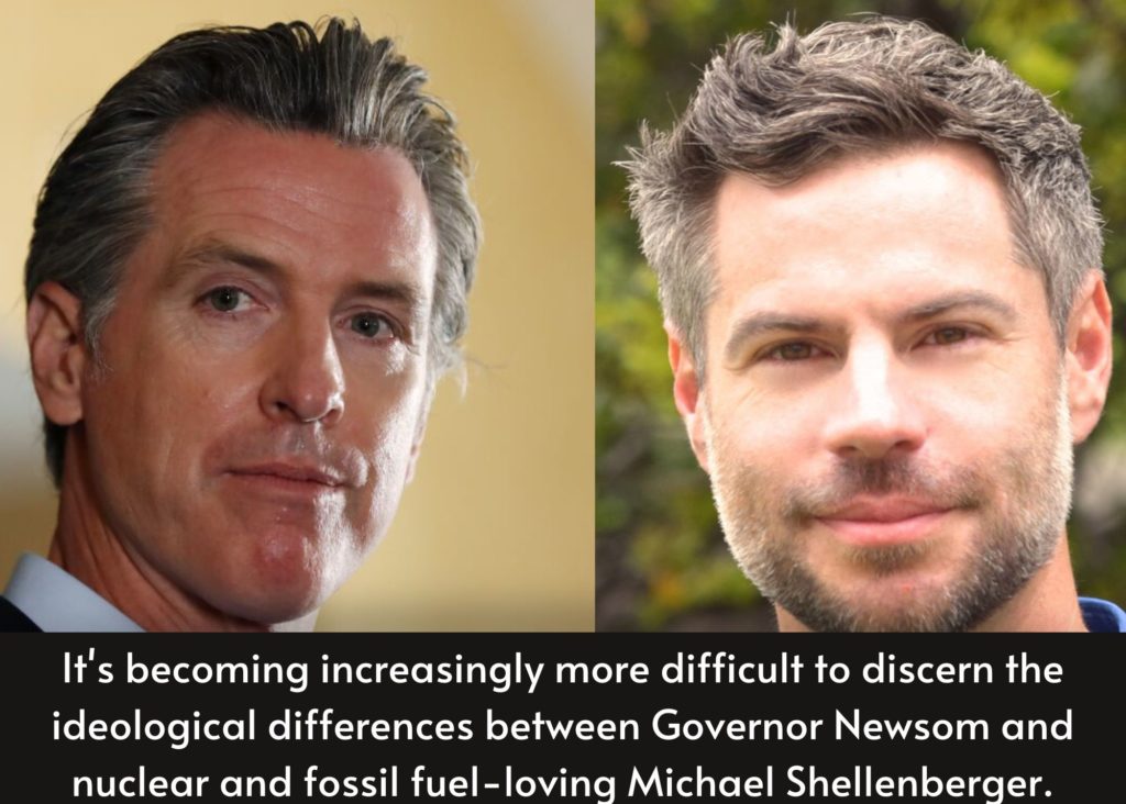 Is Newsom Morphing into Shellenberger?